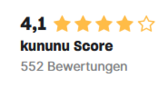 4,1 Sterne Kununu Score der FNZ Bank